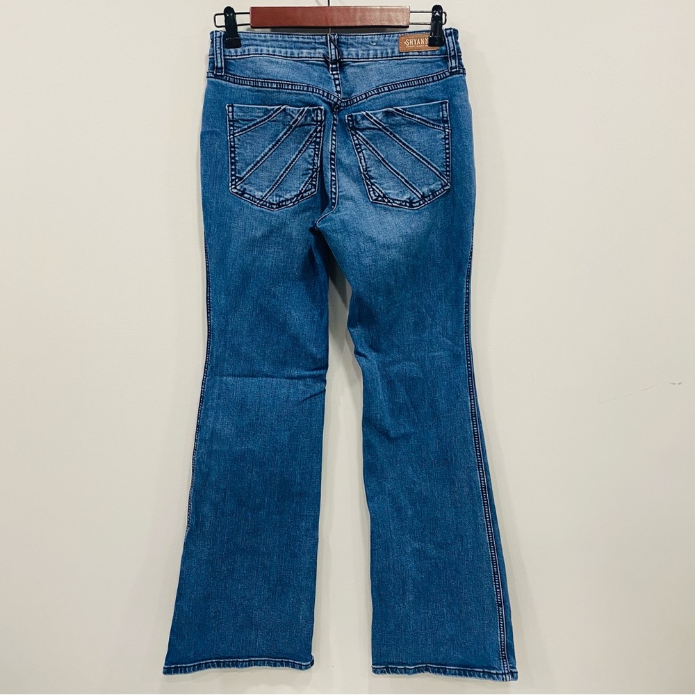 Shyanne Blue Flared Jeans Wide Leg